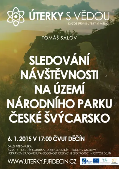 Sledování návštěvnosti na území národního parku České Švýcarsko