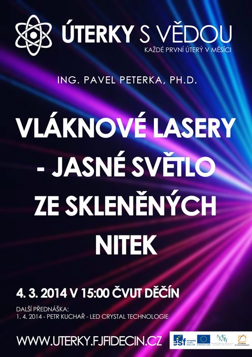 Vláknové lasery - Jasné světlo ze skleněných nitek