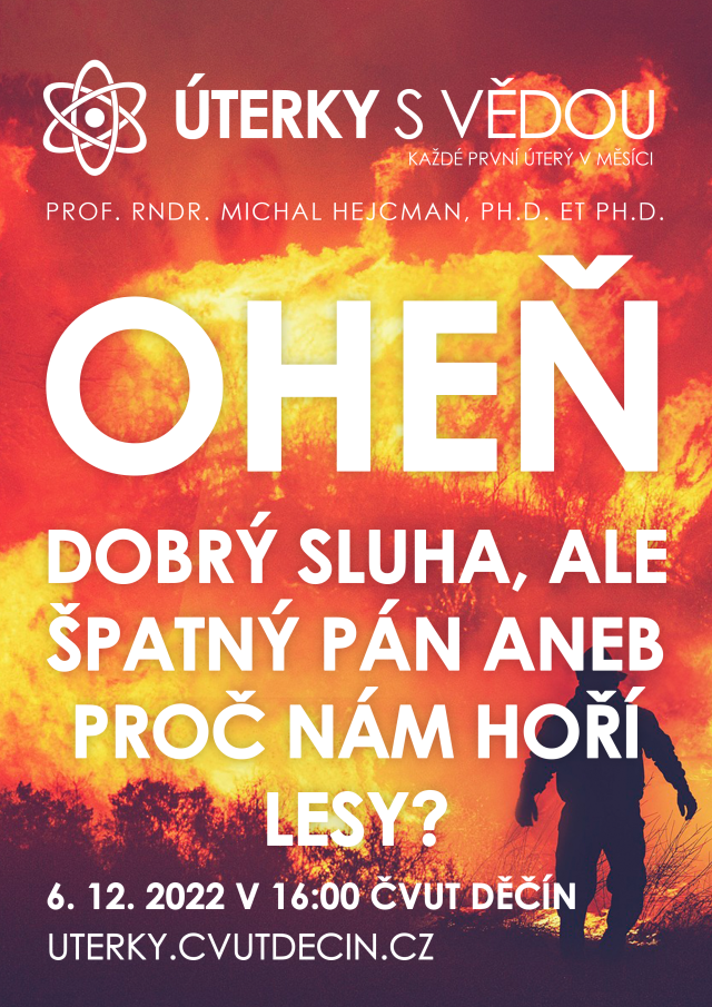 Oheň - dobrý sluha, ale špatný pán aneb proč nám hoří lesy?