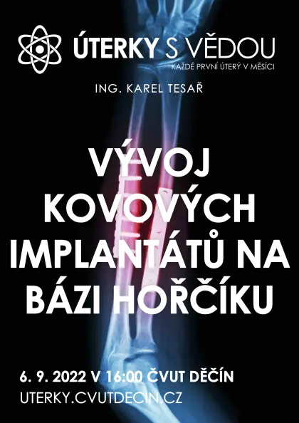 Vývoj kovových implantátů na bázi hořčíku: lanka pro fixaci hrudní kosti